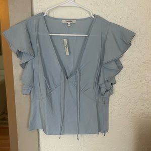 Madewell blue top